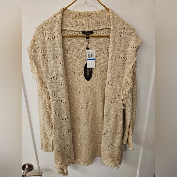 NWT - Cupio Shawl Wrap Cardigan - "Asiago" Color - Size XL - Picture 2 of 10